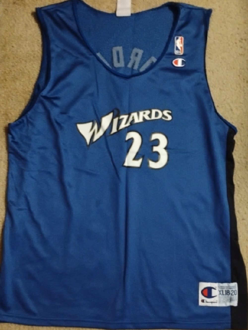 Champion Blue Washington Wizards Michael Jordan#23 Jersey